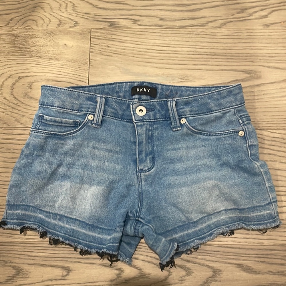 DKNY size 12 girls jean shorts